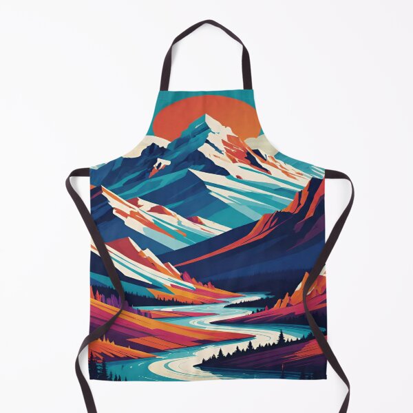 Item preview, Retro colorful mountains. designed and sold by DaliaSabryTee.