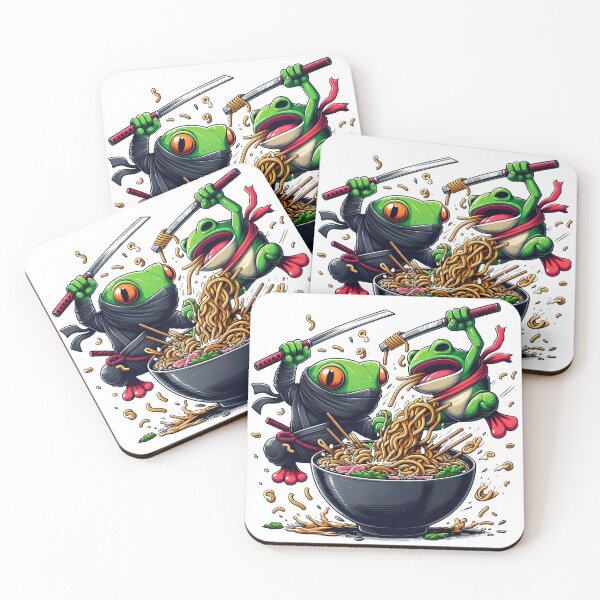 Item preview, fighting ninja frog  designed and sold by aliraweb.