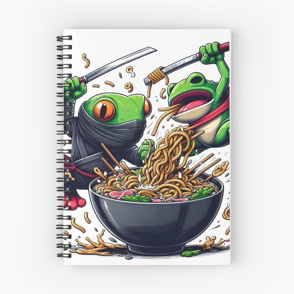 Item preview, fighting ninja frog  designed and sold by aliraweb.