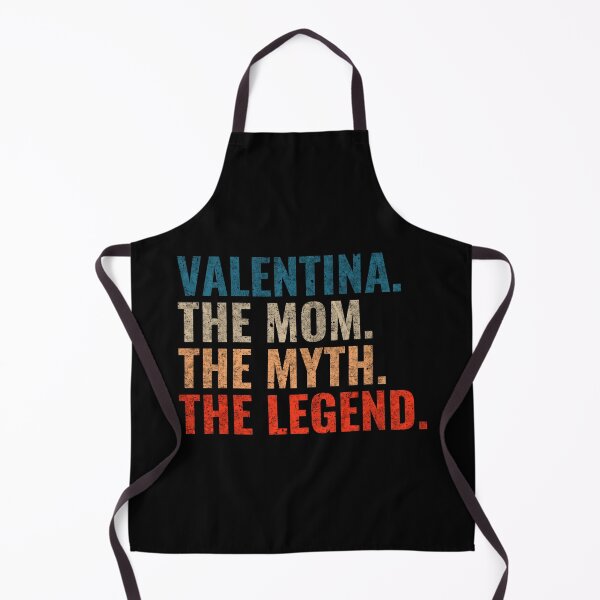 Item preview, Valentina The Mom The Myth The Legend Valentina Name Retro 70s distress designed and sold by Teelogic.