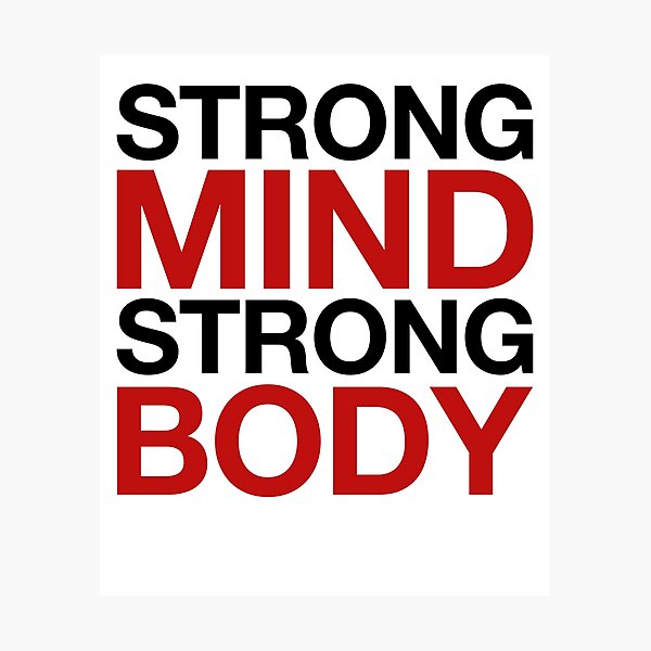 Item preview, Strong Mind Strong Yoga ~ Yoga Zen Inspiration designed and sold by StrangeStreet.