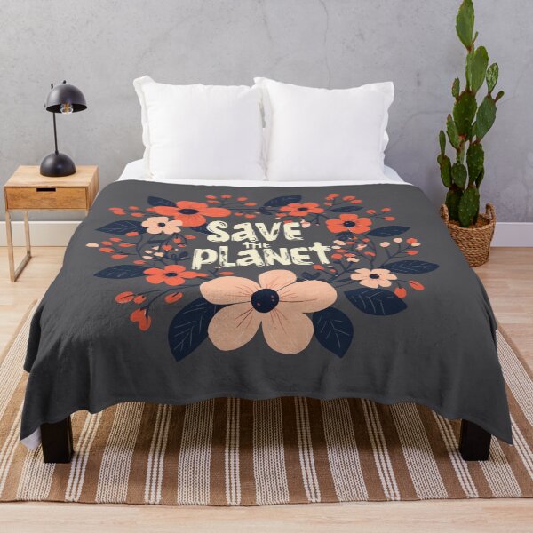 Item preview, Floral Save The Planet designed and sold by Indiana215.
