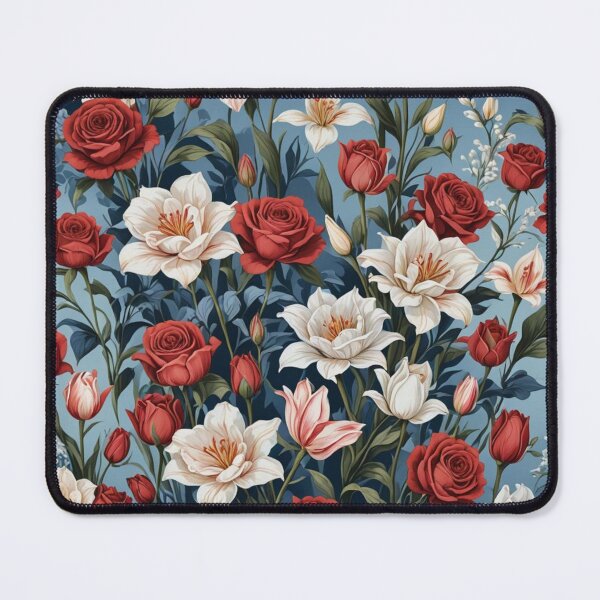 Item preview, Blossoms in Blue and Red designed and sold by CHAYOST.