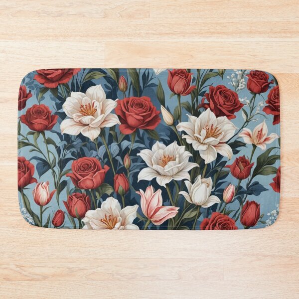 Item preview, Blossoms in Blue and Red designed and sold by CHAYOST.