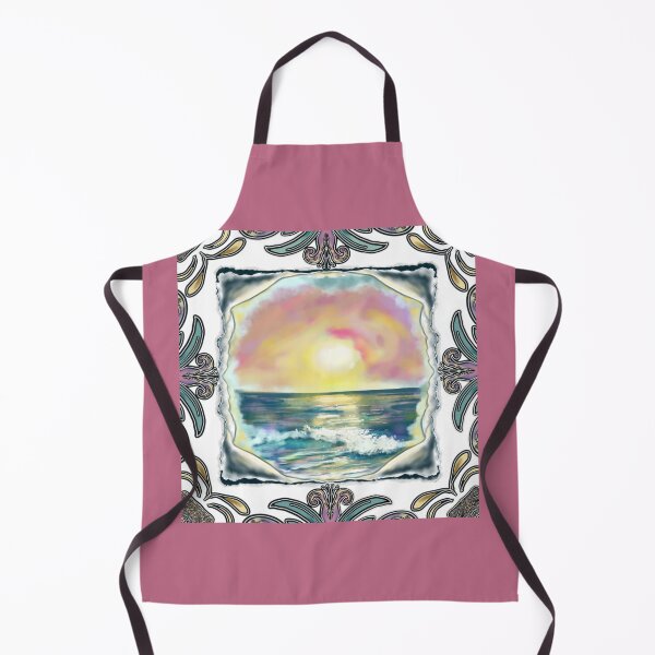 Item preview, Serenity Now: Ocean Sunset Painting designed and sold by Janna Perry Designs.