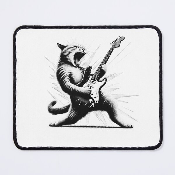 Item preview, Meow-sic Mania: The Rockstar Cat designed and sold by HAFIZ-DP.