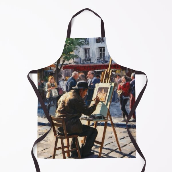 Item preview, Paris Street Artist - Capturing the Essence of Montmartre. By Carraann  designed and sold by CARRAANN.