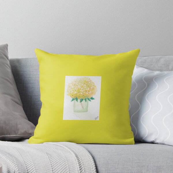 Item preview, Yellow Hydrangea in Vase designed and sold by Lmarston123.