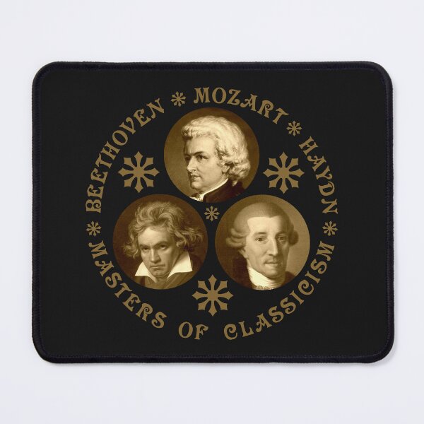 Item preview, Masters Of Classicism - Beethoven - Mozart - Haydn - Vintage Design - Old Gold - RB designed and sold by GrandArtists.