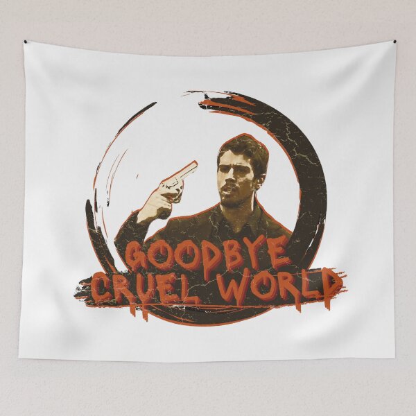 Item preview, “Goodbye, Cruel World.” - Johnny Quid designed and sold by UNK-Fatigues.