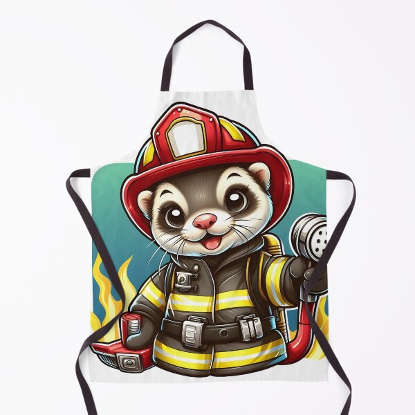 Item preview, firefighter otter designed and sold by aliraweb.