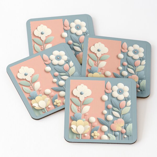 Item preview, Pastel Paradise, 3d florl art designed and sold by Pixel Perfect.