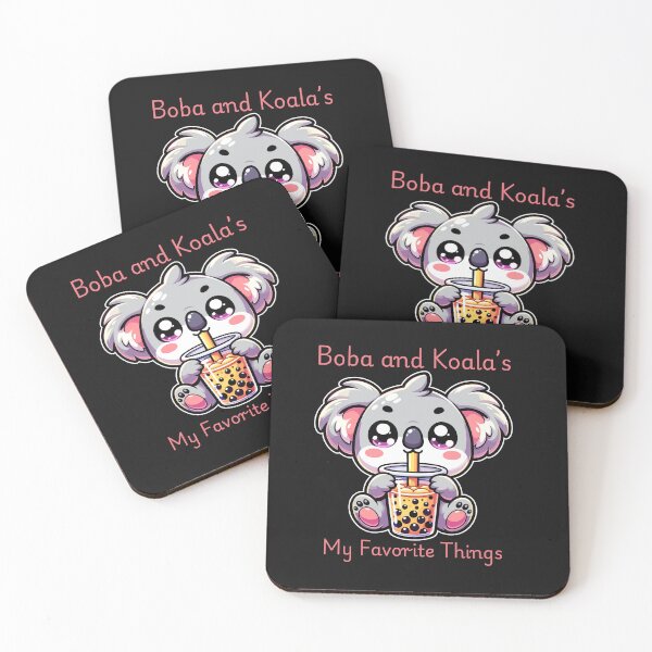 Item preview, Cute Boba and Koala's My Favorite Things designed and sold by AlienOccupation.