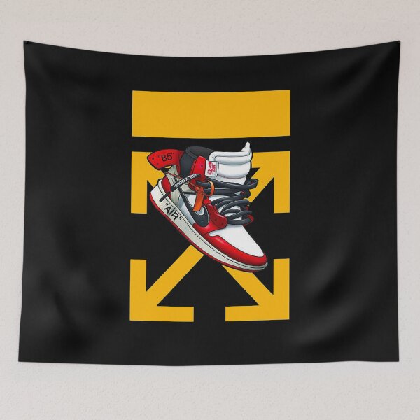 Item preview, yellow Red sneakers stickers classic designed and sold by karunia76.