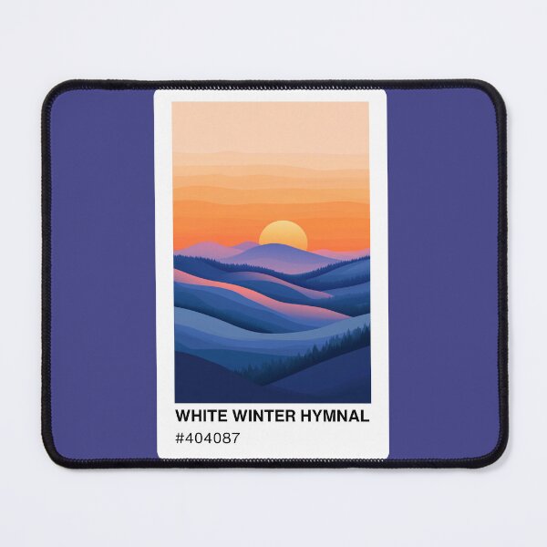Item preview, "White Winter Hymnal" Fleet Foxes Pantone Card designed and sold by ffatts.