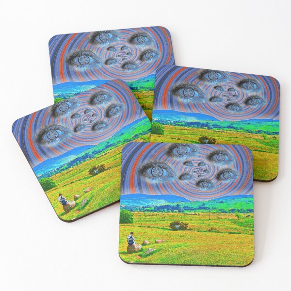Item preview, PeacefulRedSkEyeVortex designed and sold by Klaus Bremner (Autotelic Art).