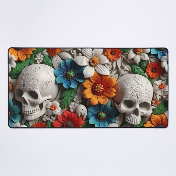Item preview, Floral Hidden Skull designed and sold by DeeCeeFashion.