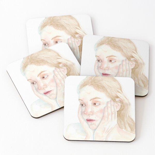 Item preview, 'it is what it is', watercolour painting, female portrait designed and sold by sarahkianaart.