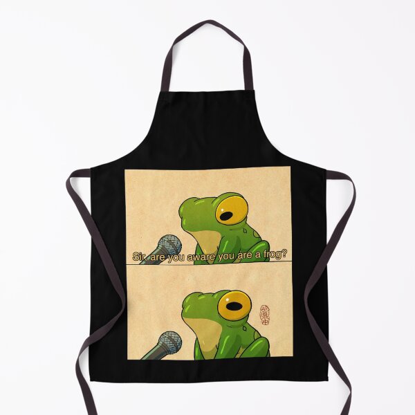 Item preview, frog interview cute meme artwork asian japanese chinese style drawing transparent bg designed and sold by DingHuArt.