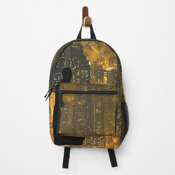 Item preview, Neon Rain in the Cyber City: A Glimpse into the Future designed and sold by oanaunciuleanu.