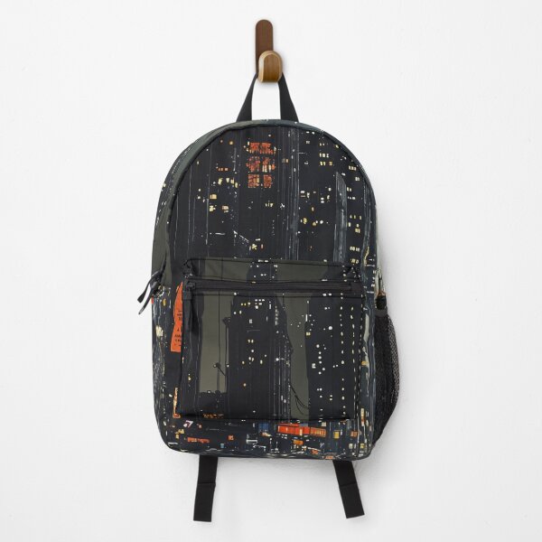 Item preview, Neon Rain in the Cyber City: A Glimpse into the Future designed and sold by oanaunciuleanu.