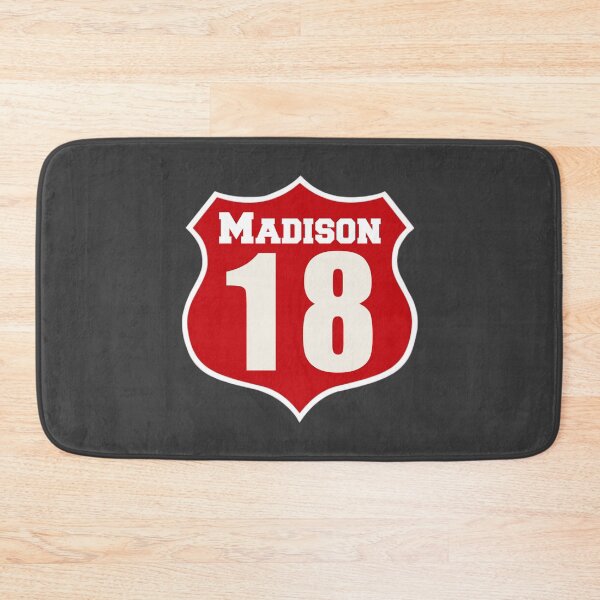 Item preview, Wisconsin Interstate Road Sign18 designed and sold by Lartheviking.