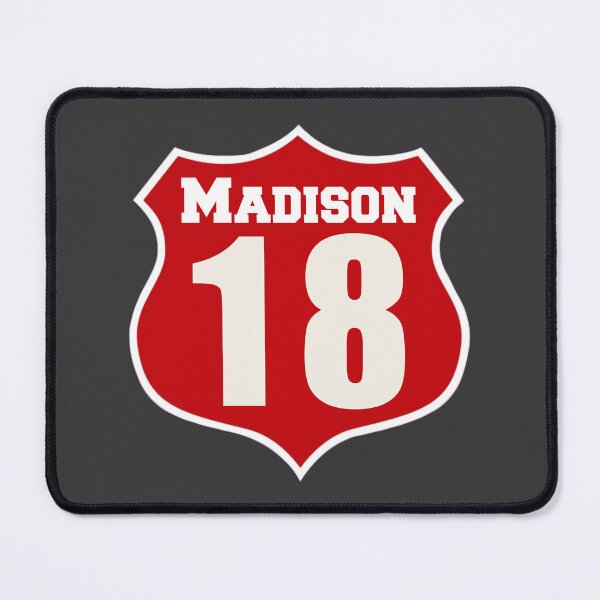 Item preview, Wisconsin Interstate Road Sign18 designed and sold by Lartheviking.