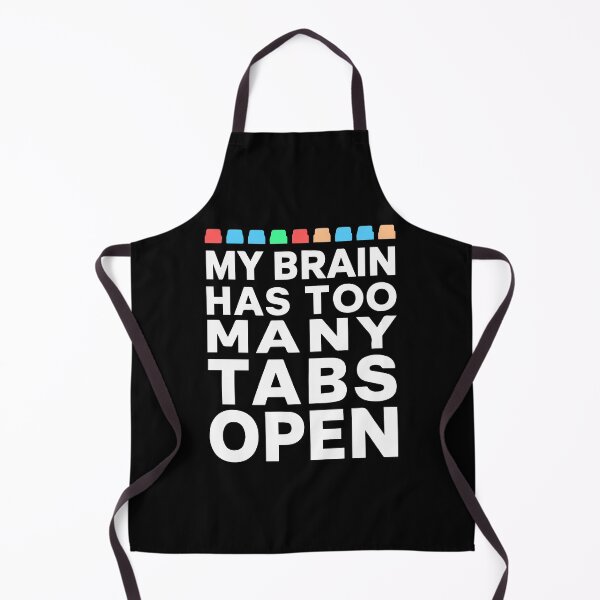 Artikelvorschau, GEHIRN ZU VIELE TABS GEÖFFNET Tech Humor Programmierer IT Computer Codierung entworfen und verkauft von w1ckerman.