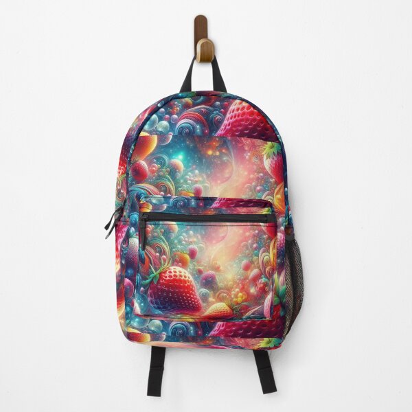 Item preview, Spectacular Colorful Strawberry Pattern designed and sold by DigiDreamyArt.