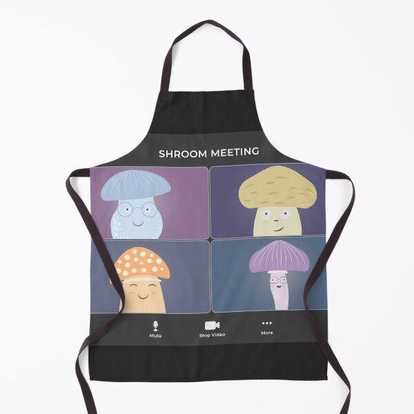 Item preview, Shroom Virtual Meeting Illustration designed and sold by iamKaye.