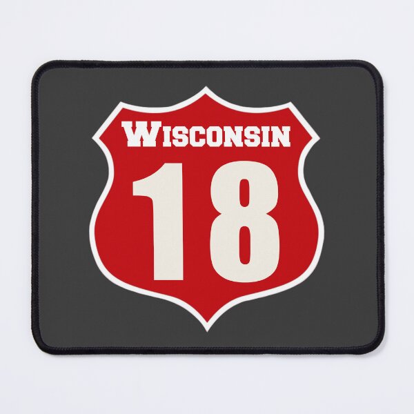 Item preview, Wisconsin Interstate Road Sign18 designed and sold by Lartheviking.