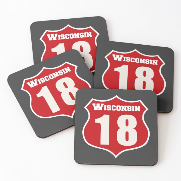 Item preview, Wisconsin Interstate Road Sign18 designed and sold by Lartheviking.