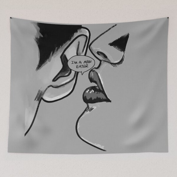 Item preview, Sassy Woman Whispering, I'm a Man-eater T Shirt designed and sold by Millie8282.