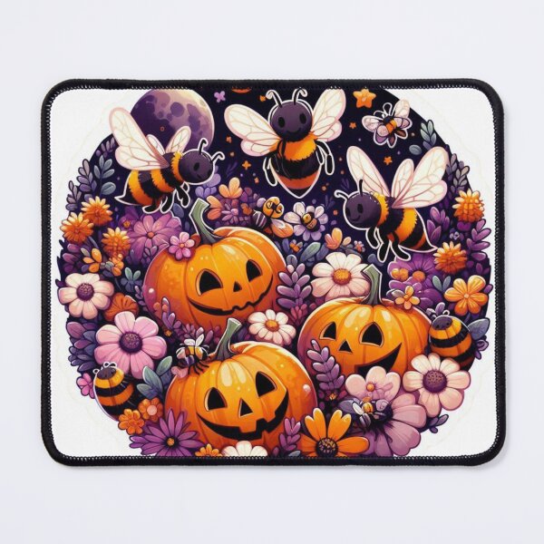 Item preview, 3 Bees and Pumpkins designed and sold by figandroseco.
