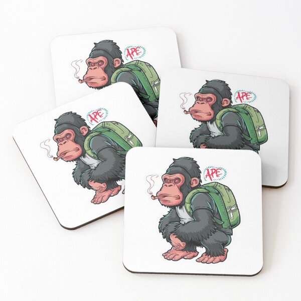 Item preview, Ape Smoking Cigar: Crypto Currency Swagger designed and sold by RvinJo8.