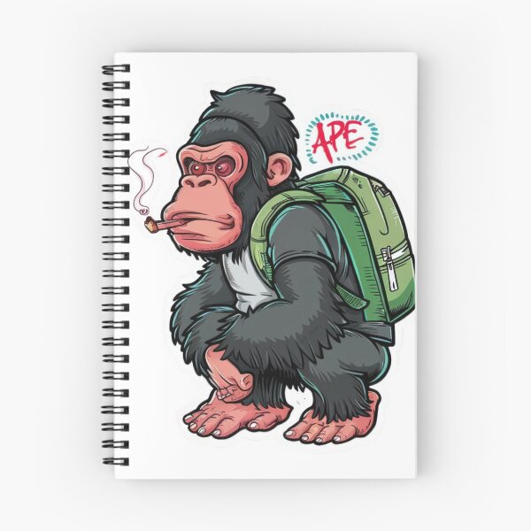 Item preview, Ape Smoking Cigar: Crypto Currency Swagger designed and sold by RvinJo8.