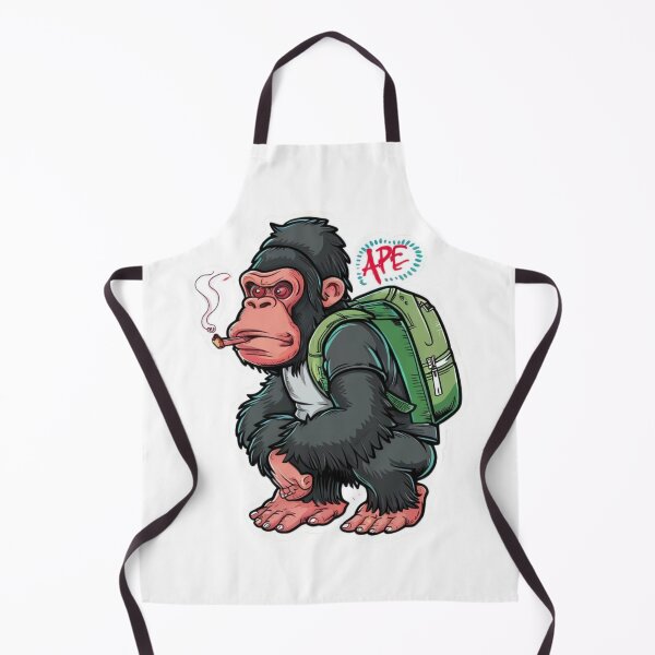 Item preview, Ape Smoking Cigar: Crypto Currency Swagger designed and sold by RvinJo8.