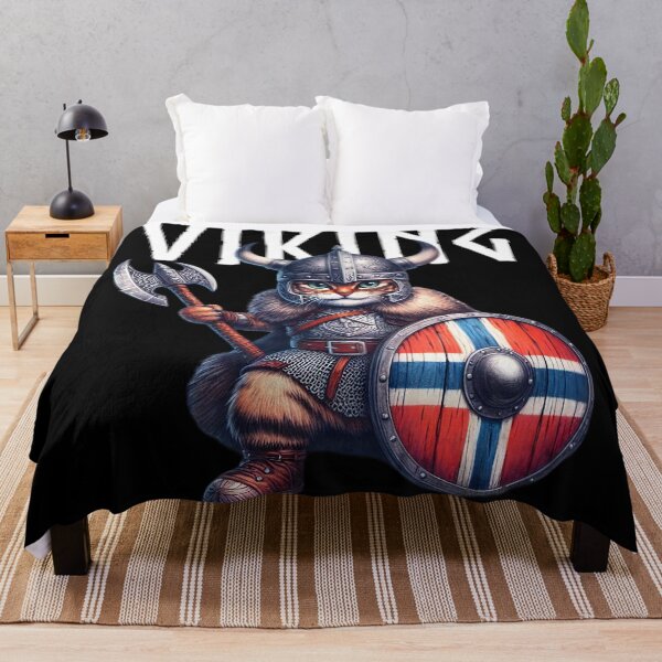 Item preview, Viking Cat Norwegian Defender of Valhalla designed and sold by HolidayT-Shirts.