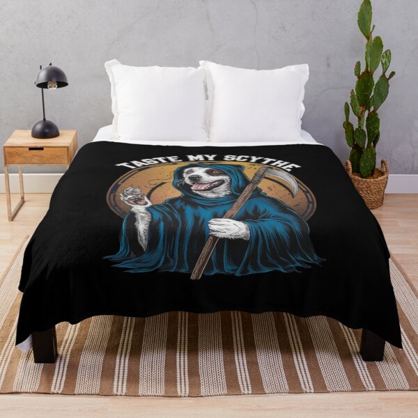 Item preview, Grim Reaper as a dog designed and sold by KukerLukii.