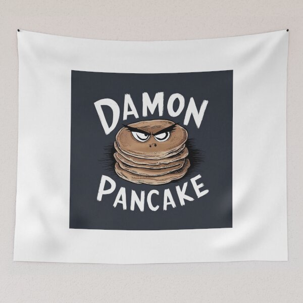Item preview, Damon Pancake: Retro & Fun Character Design designed and sold by Colorful-Garden.