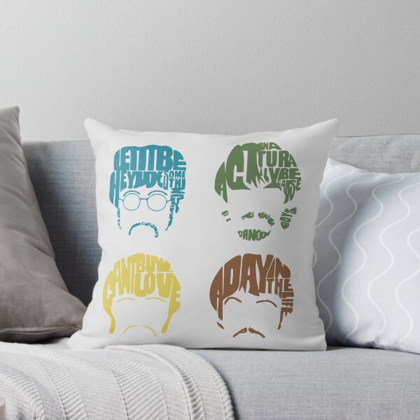 Item preview, Fab 4 Typography designed and sold by Fanverse Merchandise.