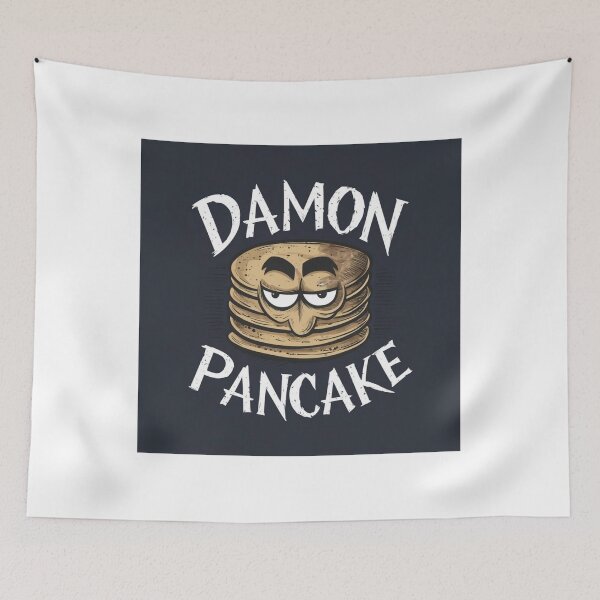 Item preview, Damon Pancake: Retro & Fun Character Design designed and sold by Colorful-Garden.