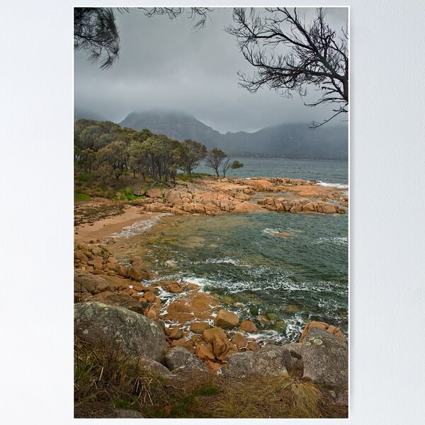 Item preview, Rainstorm over Coles Bay designed and sold by Roger Neal.