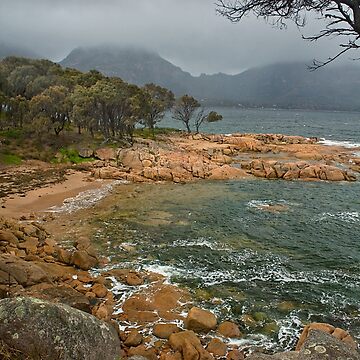 Artwork thumbnail, Rainstorm over Coles Bay by Roger Neal