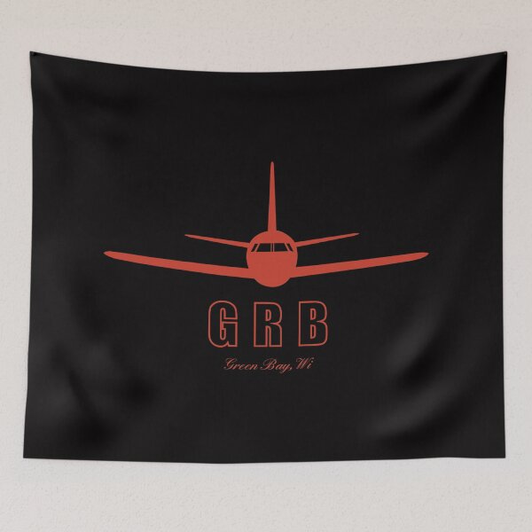 Item preview, GRB Green Bay Wi Wisconsin Airport Code designed and sold by Lartheviking.