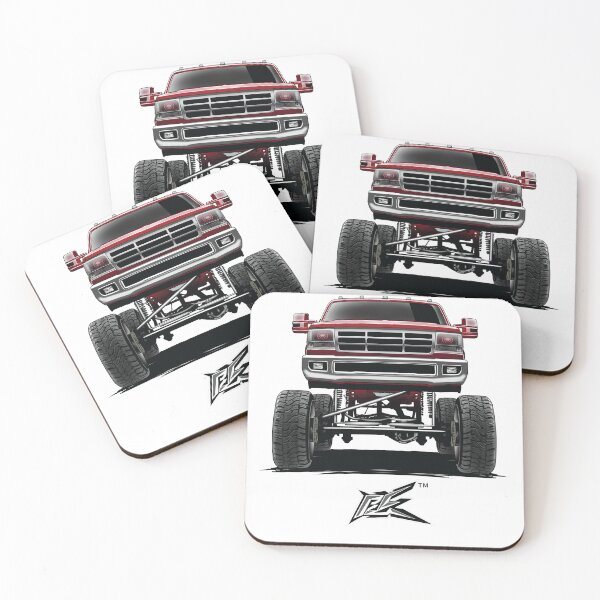 Item preview, ford f250 ranger lifted truck deep red  designed and sold by NaquashM.