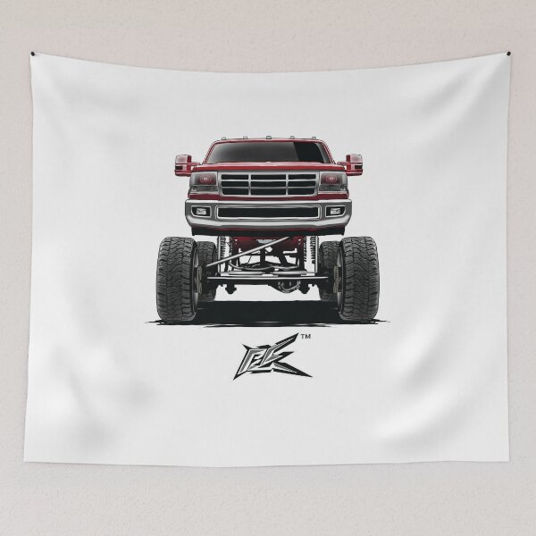 Item preview, ford f250 ranger lifted truck deep red  designed and sold by NaquashM.