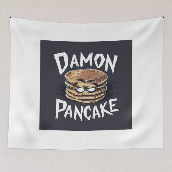 Item preview, Damon Pancake: Retro & Fun Character Design designed and sold by Colorful-Garden.