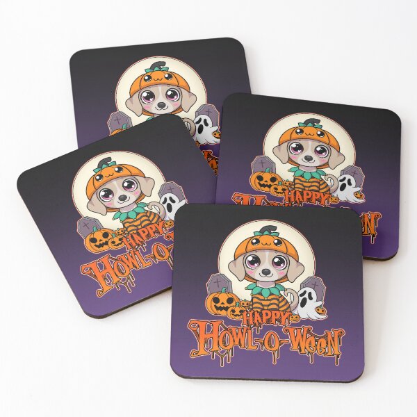 Item preview, Kawaii Whippet Dog in Pumpkin Halloween Costume | happy howl o  ween designed and sold by Iluvmygreyhound.