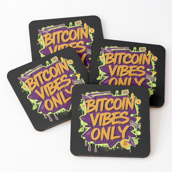 Item preview, Crypto Future Bitcoin Vibes Only  designed and sold by RadDeck.